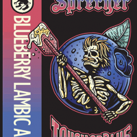 Sprecher Touch of Blue Blueberry Lambic label BeerPulse