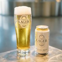 Firestone Lager can glass BeerPulse