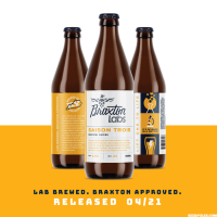 Braxton Labs Saison Trois bottles BeerPulse